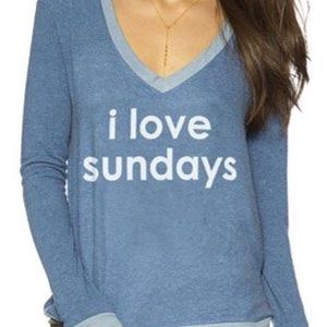 Peace Love World I love Sunday’s sweatshirt